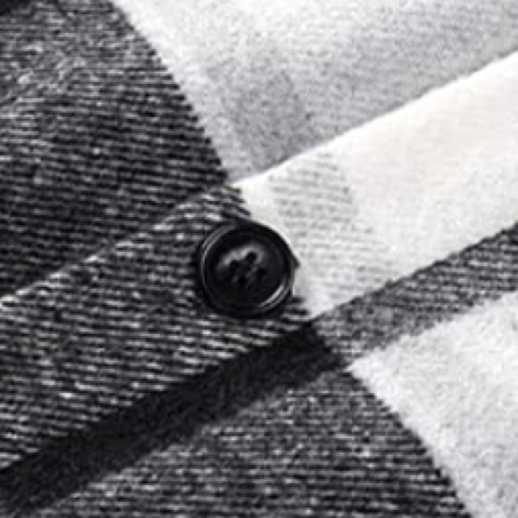 BRAND NEW MENS TRENDY PLAID FLANNEL SHIRT NWT (FALL FASHION) - Picture 3 of 5